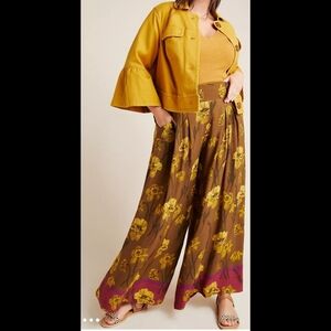 BNWT Mauve wide leg pants (14)